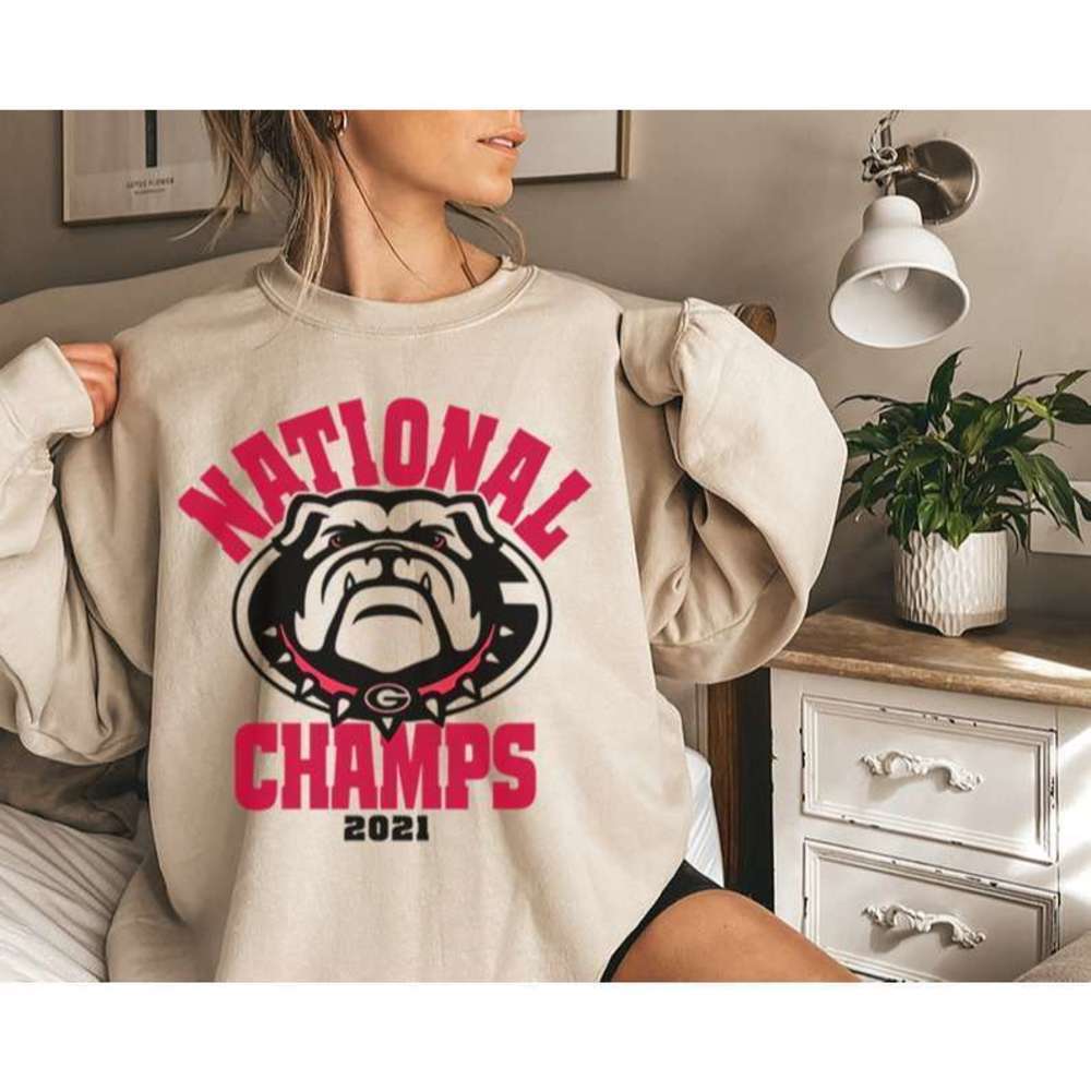 2021 UGA Bulldogs Braves Champions Celebration Graphic Unisex Sweatshirt